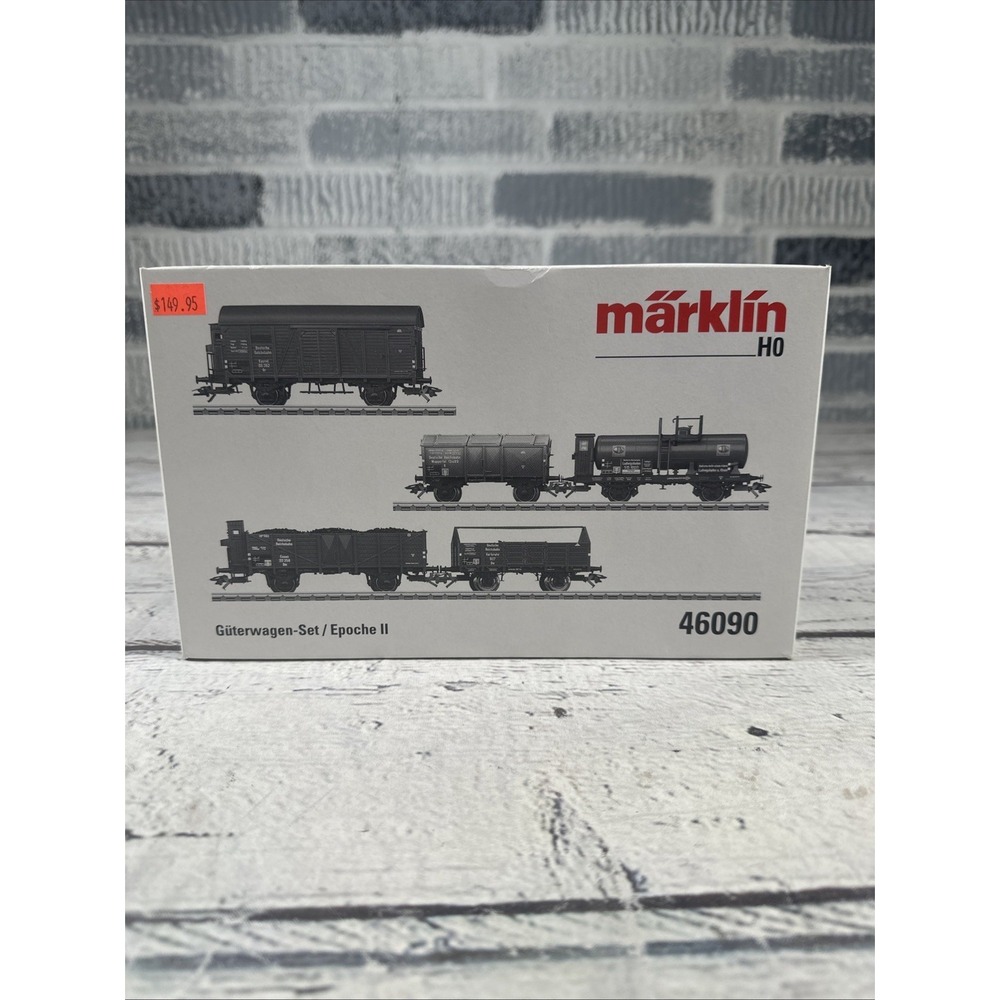 Märklin 46090 HO DRG FREIGHT CAR SET 5 PIECE ERA II NEW IN BOX